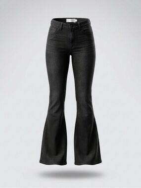 Victoria Beckham Black Flare Jeans